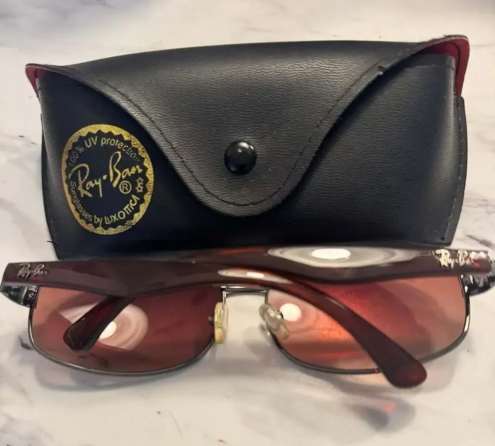 Ray-Ban RB3522 Square Sunglasses Brown Gradient Lenses